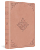 Cover image for ESV Value Large Print Compact Bible (Trutone, Blush Rose, Fleur-De-Lis Design), isbn: 9798874903077