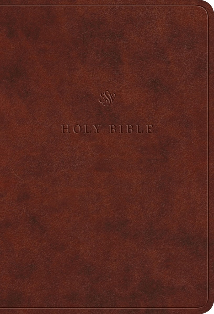 Cover image for ESV Value Large Print Compact Bible (Trutone, Chestnut), isbn: 9798874903084
