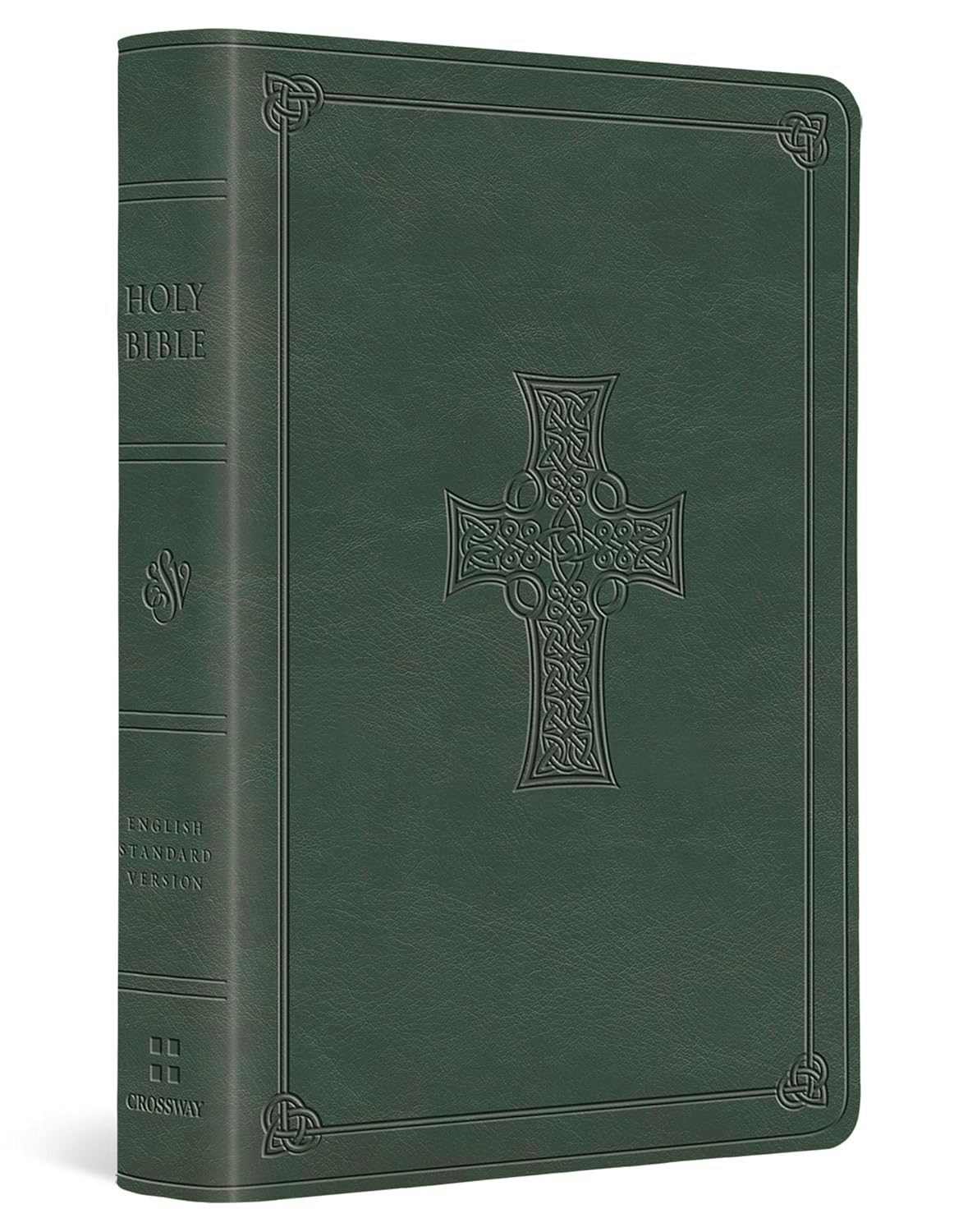 Cover image for ESV Value Large Print Compact Bible (Trutone, Quiet Forest, Celtic Cross Design), isbn: 9798874903091