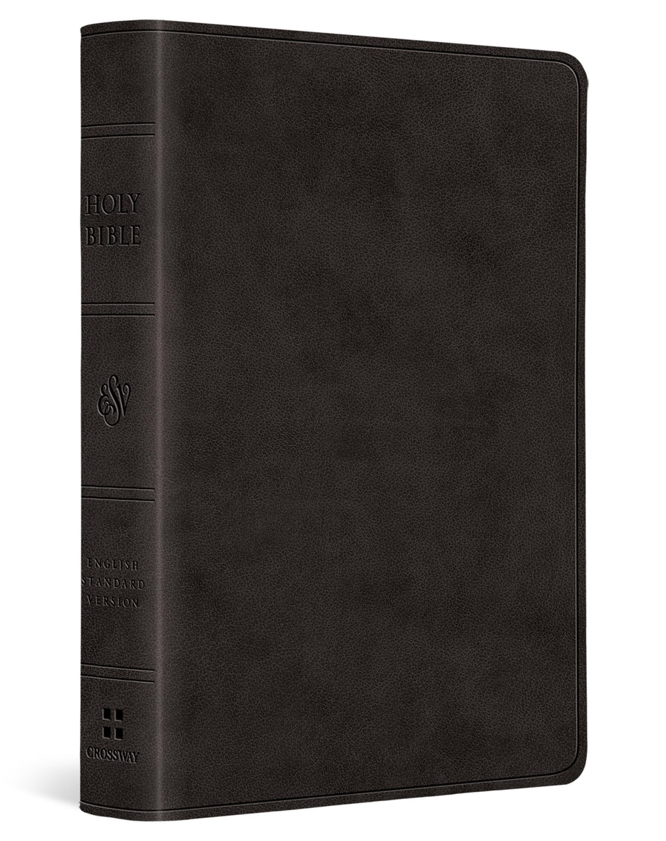 Cover image for ESV Value Large Print Compact Bible, Red Letter (Trutone, Black), isbn: 9798874903107