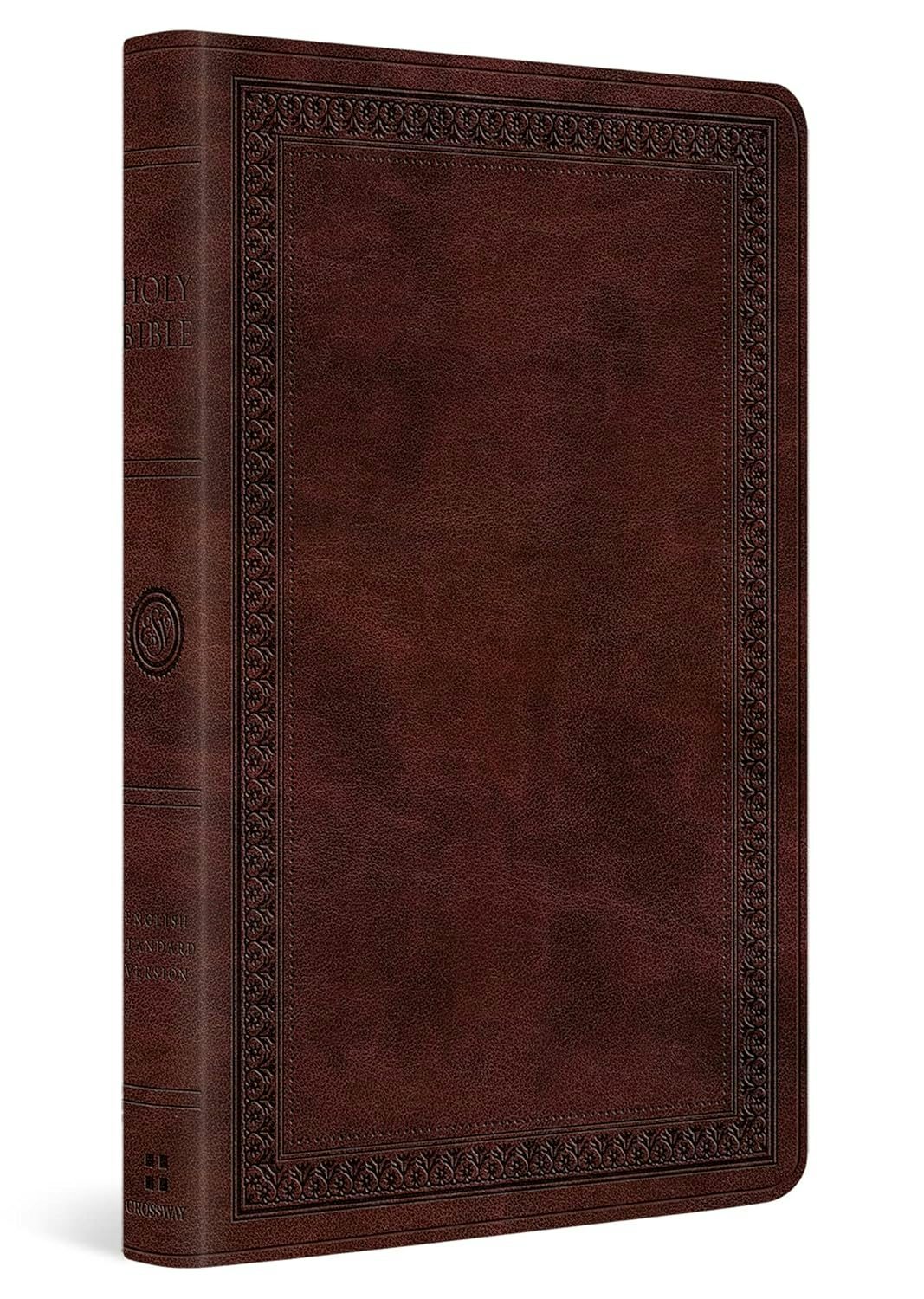 Cover image for ESV Premium Gift Bible (Trutone, Mahogany, Border Design), isbn: 9798874903169