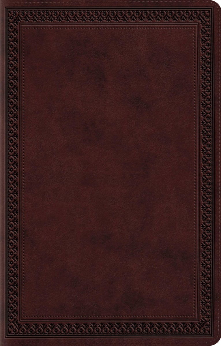Cover image for ESV Premium Gift Bible (Trutone, Mahogany, Border Design), isbn: 9798874903169