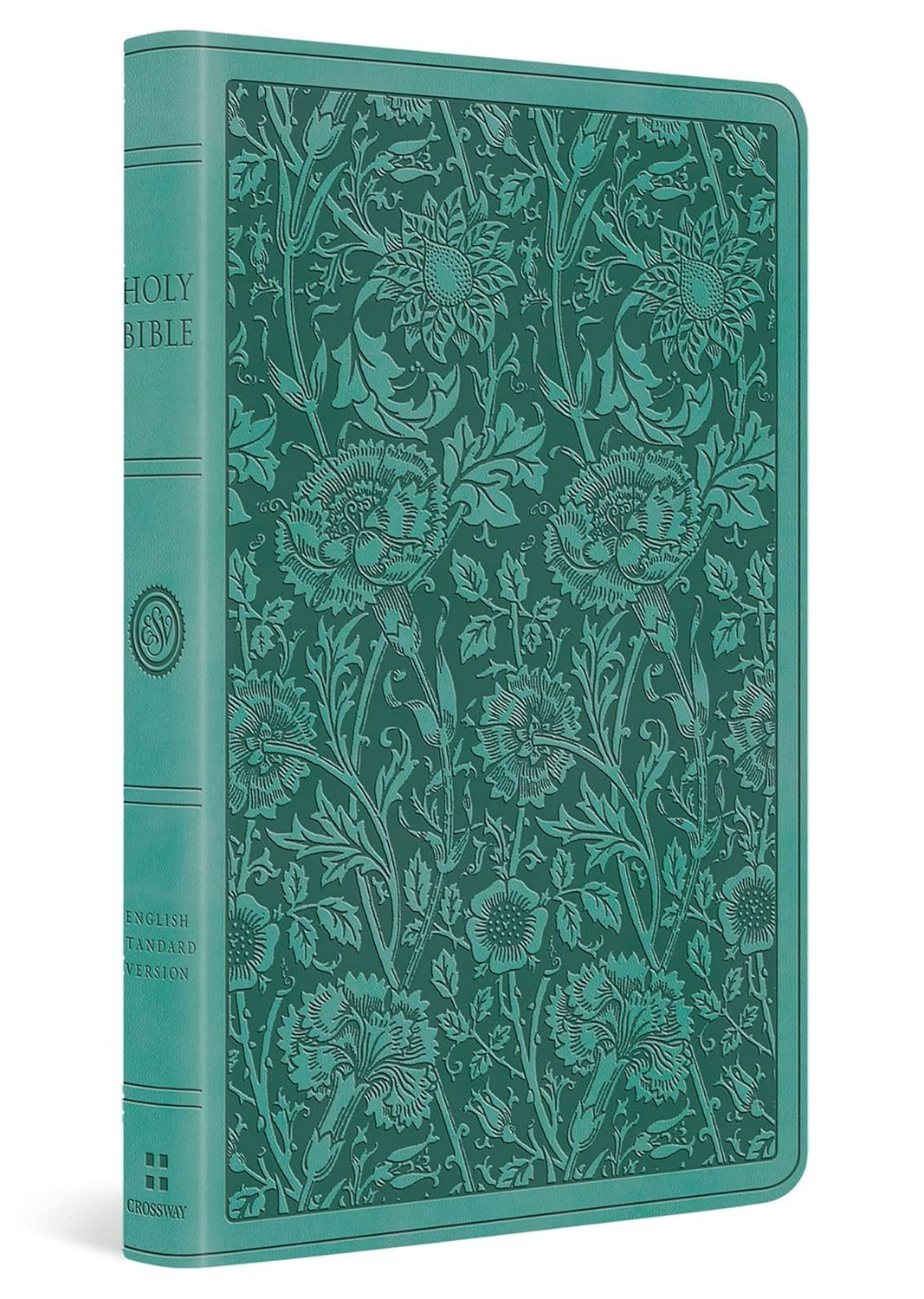 Cover image for ESV Premium Gift Bible (Trutone, Teal, Floral Design), isbn: 9798874903190