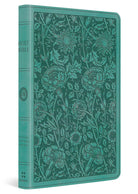 Cover image for ESV Premium Gift Bible (Trutone, Teal, Floral Design), isbn: 9798874903190