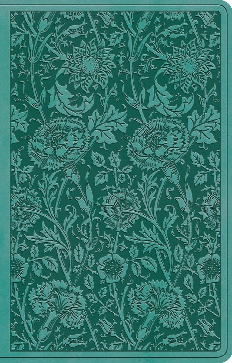 Cover image for ESV Premium Gift Bible (Trutone, Teal, Floral Design), isbn: 9798874903190