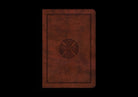 Cover image for ESV Large Print Compact Bible (Trutone, Brown, Mosaic Cross Design), isbn: 9798874903206