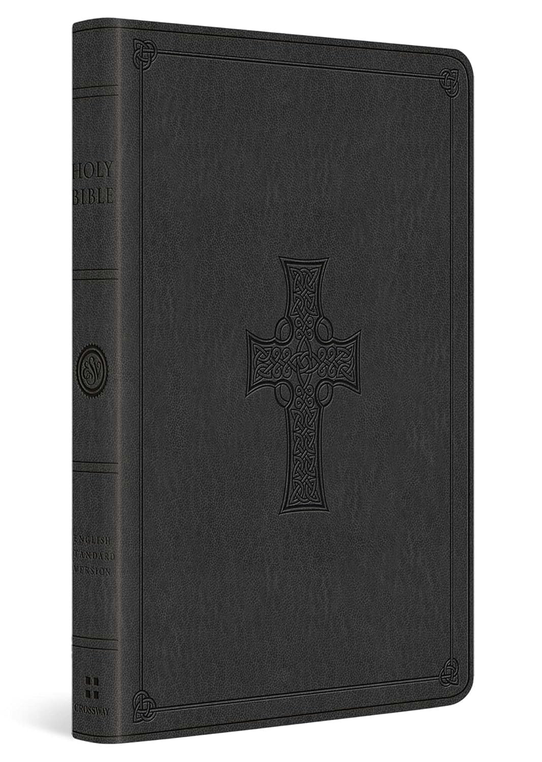 Cover image for ESV Value Thinline Bible (Trutone, Charcoal, Celtic Cross Design), isbn: 9798874903305