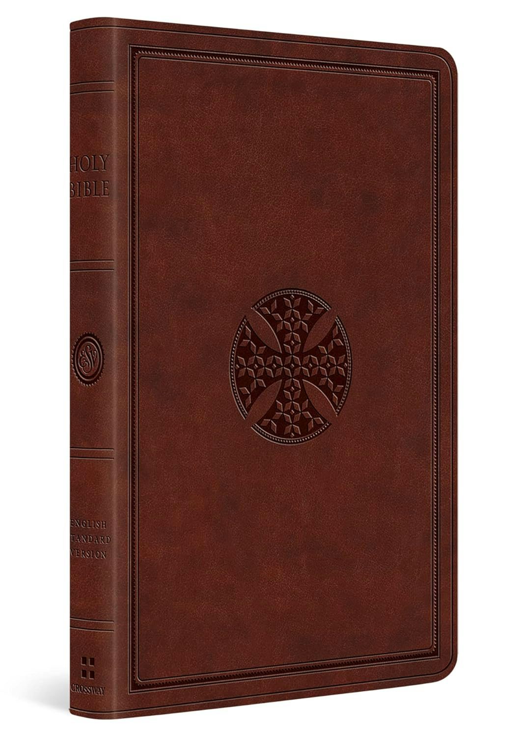Cover image for ESV Value Thinline Bible (Trutone, Brown, Mosaic Cross Design), isbn: 9798874903312