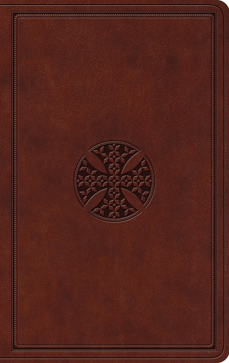 Cover image for ESV Value Thinline Bible (Trutone, Brown, Mosaic Cross Design), isbn: 9798874903312