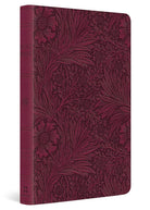 Cover image for ESV Value Thinline Bible (Trutone, Raspberry, Floral Design), isbn: 9798874903350