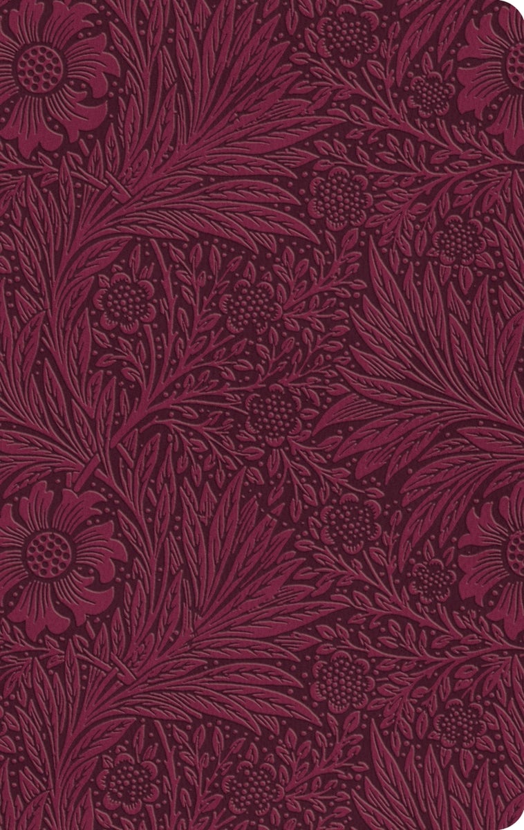 Cover image for ESV Value Thinline Bible (Trutone, Raspberry, Floral Design), isbn: 9798874903350