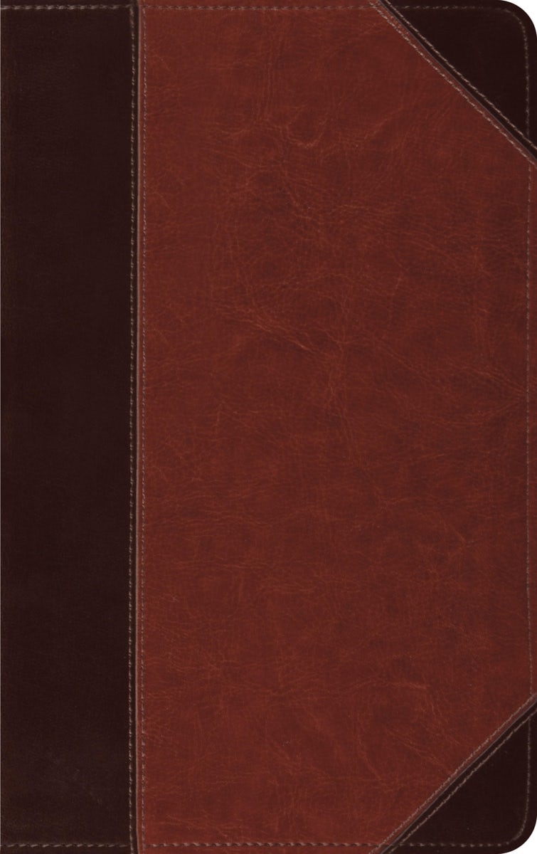 Cover image for ESV Thinline Bible, Red Letter (Trutone, Brown/Cordovan, Portfolio Design), isbn: 9798874903626