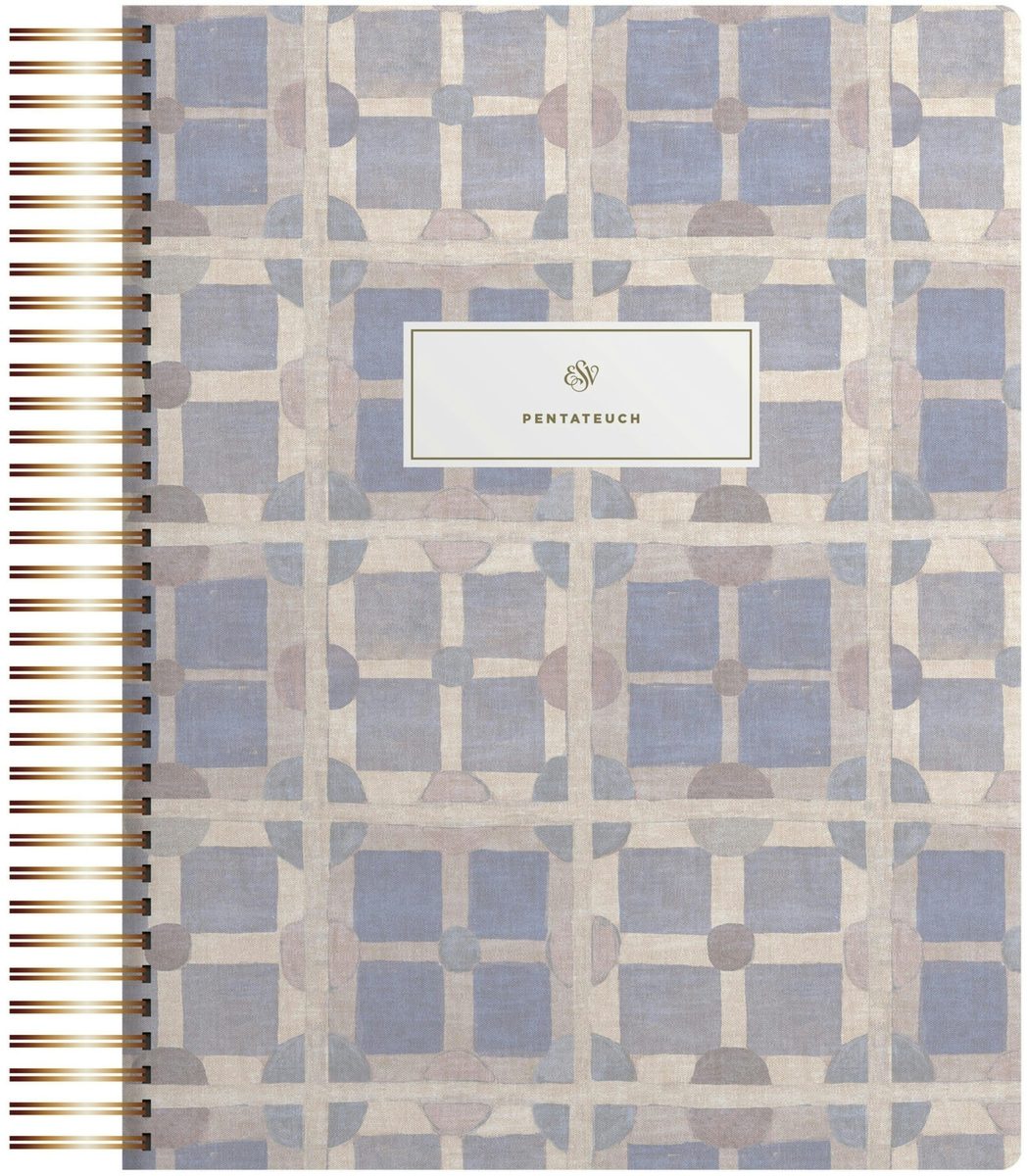 Cover image for ESV Spiral-Bound Journaling Bible, Pentateuch (Hardcover, Cover Artwork by Lulie Wallace), isbn: 9798874903671