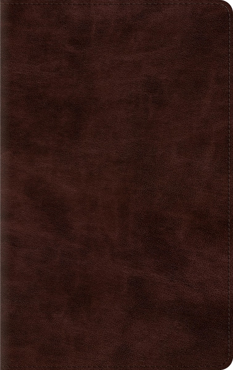Cover image for ESV Thinline Bible, Red Letter (Trutone, Espresso), isbn: 9798874903725