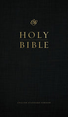 Cover image for ESV Church Bible, Large Print, Red Letter (Hardcover, Black), isbn: 9798874903749
