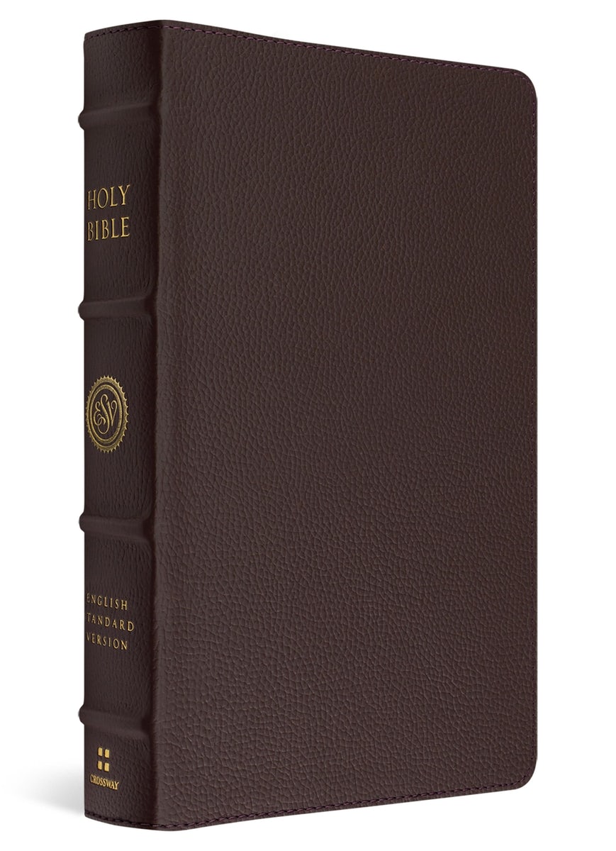 Cover image for ESV Heirloom Bible, Veritas: Single Column Edition (Calfskin, Mahogany), isbn: 9798874904395