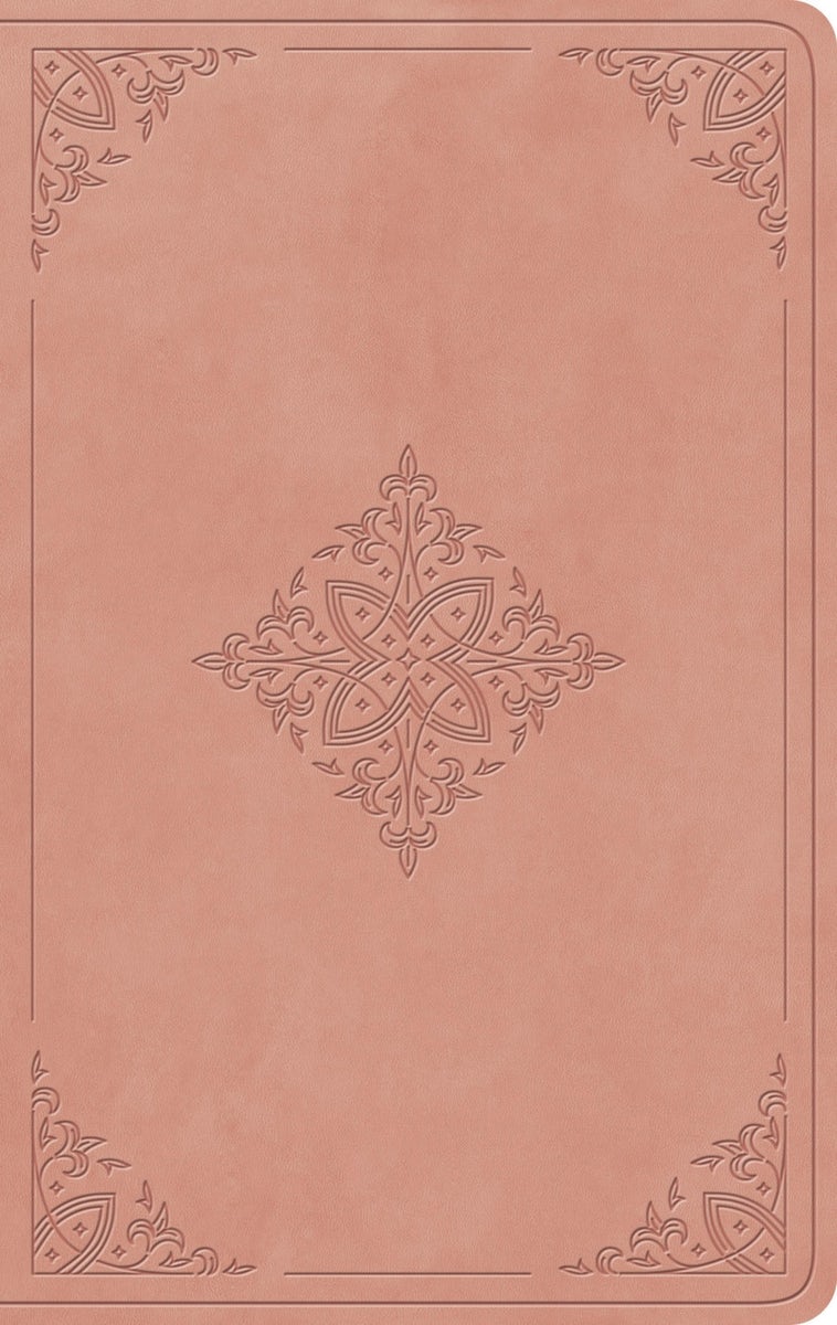 Cover image for ESV Giant Print Value Personal Size Bible (Trutone, Blush Rose, Fleur-De-Lis Design), isbn: 9798874904494