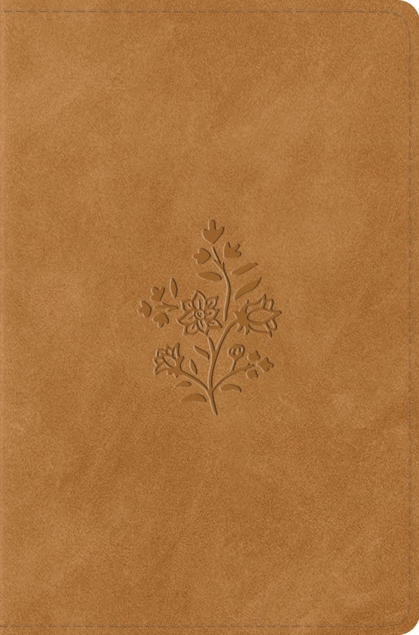 Cover image for ESV Compact Bible (Trutone, Nubuck Caramel, Wildflower Design), isbn: 9798874907532