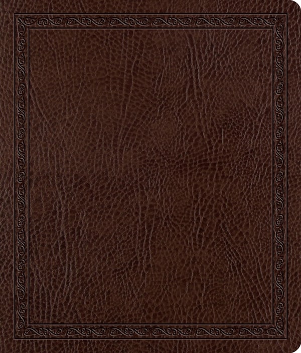 Cover image for ESV Journaling Bible (Bonded Leather, Mocha, Threshold Design), isbn: 9798874907594