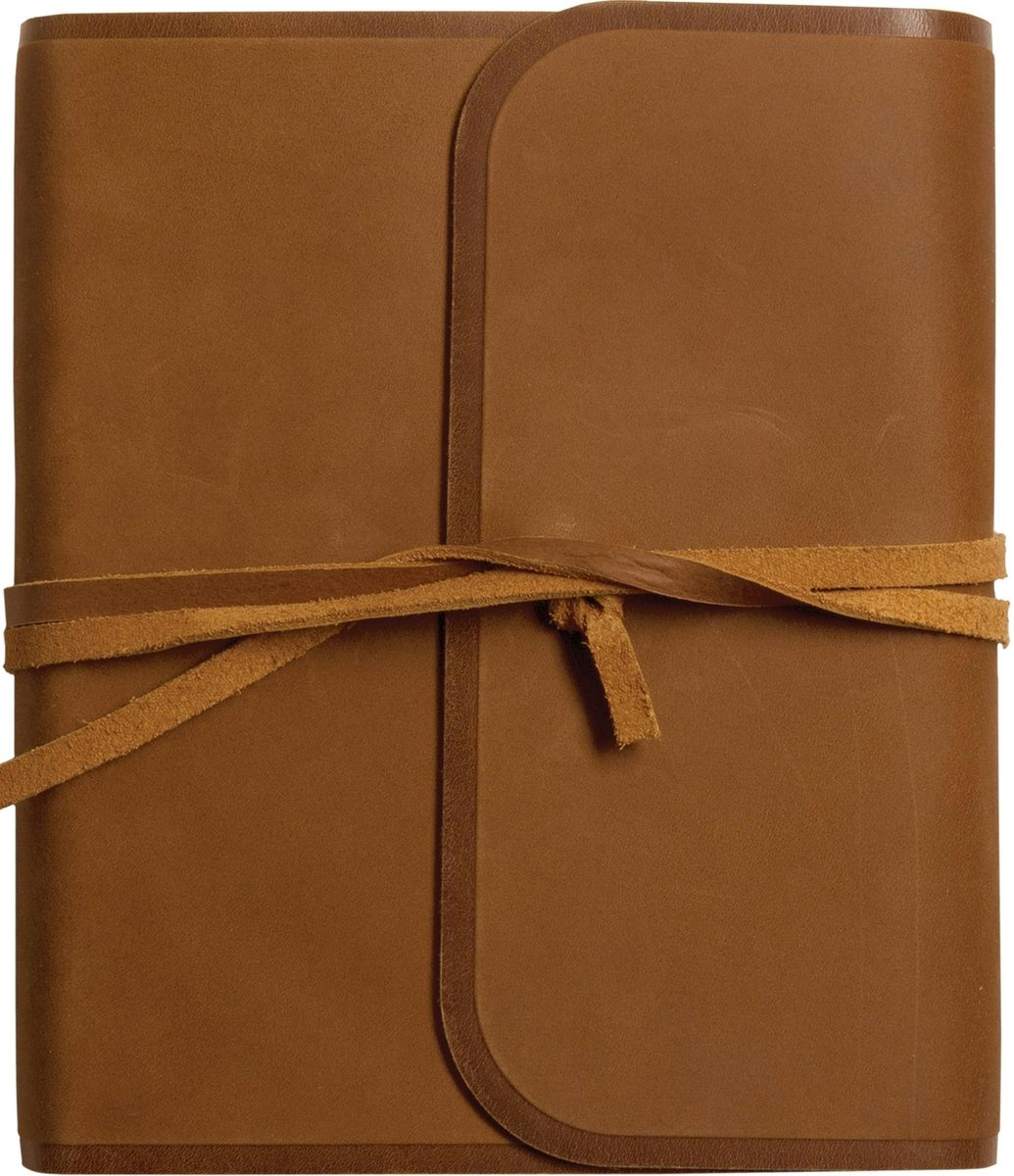Cover image for ESV Journaling Bible (Natural Leather, Brown, Flap with Strap), isbn: 9798874907655