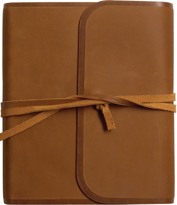 Cover image for ESV Journaling Bible (Natural Leather, Brown, Flap with Strap), isbn: 9798874907655