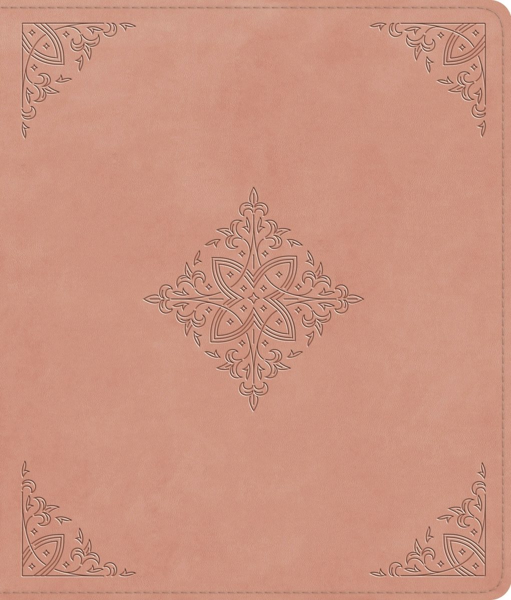 Cover image for ESV Journaling Bible, Red Letter (Trutone, Blush Rose, Fleur-De-Lis Design), isbn: 9798874907693