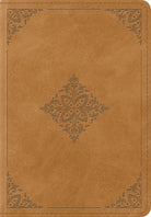 Cover image for ESV Large Print Bible (Trutone, Nubuck Caramel, Fleur-De-Lis Design), isbn: 9798874908003