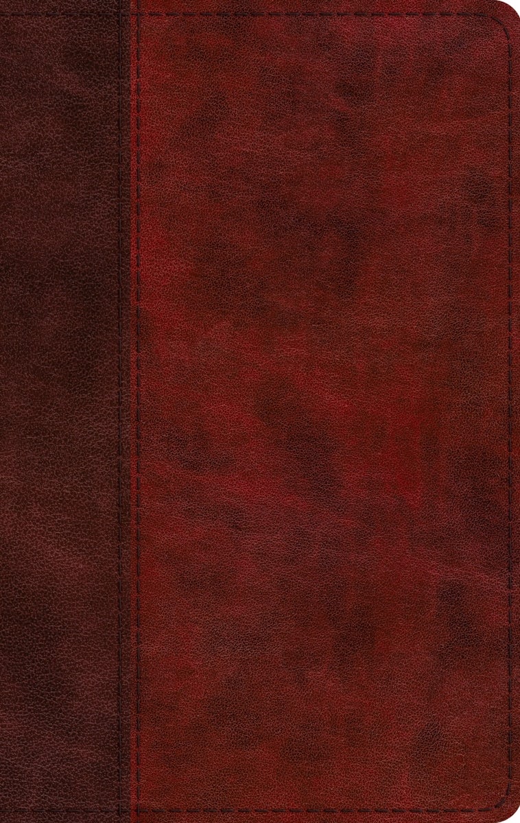 Cover image for ESV Large Print Thinline Bible, Red Letter (Trutone, Burgundy/Red, Timeless Design), isbn: 9798874908997