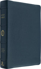 Cover image for ESV Heirloom Bible, Scriptura Sacra: Personal Size Reference Edition (Calfskin, Meridian Blue, Full Yapp), isbn: 9798874913687