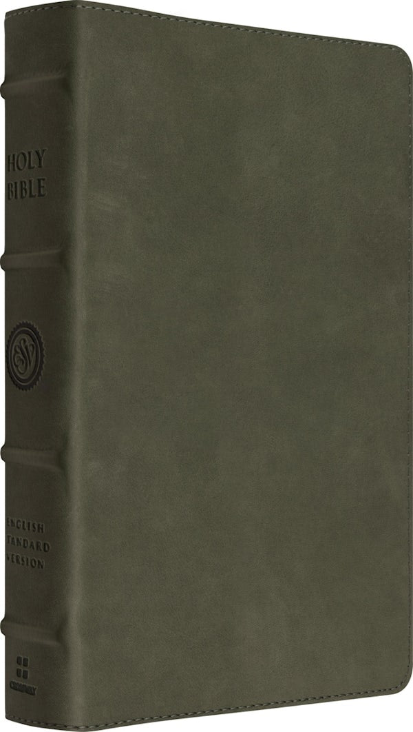 Cover image for ESV Heirloom Bible, Scriptura Sacra: Personal Size Reference Edition (Cowhide, Tuscan Green, Full Yapp), isbn: 9798874913694