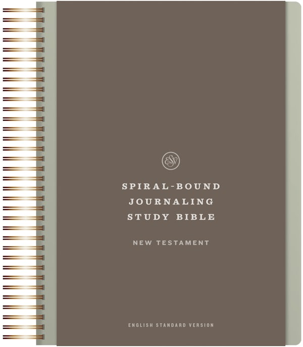 Cover image for ESV Spiral-Bound Journaling Study Bible, New Testament (Hardcover), isbn: 9798874914615