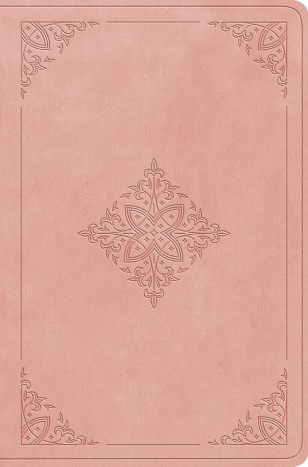 Cover image for ESV Value Compact Bible, Red Letter (Trutone, Blush Rose, Fleur-De-Lis Design), isbn: 9798874917166