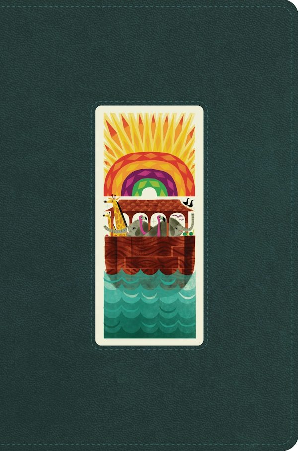 Cover image for ESV the Biggest Story Holy Bible for Kids (Trutone, Blue-Green, Ark Design), isbn: 9798874917357