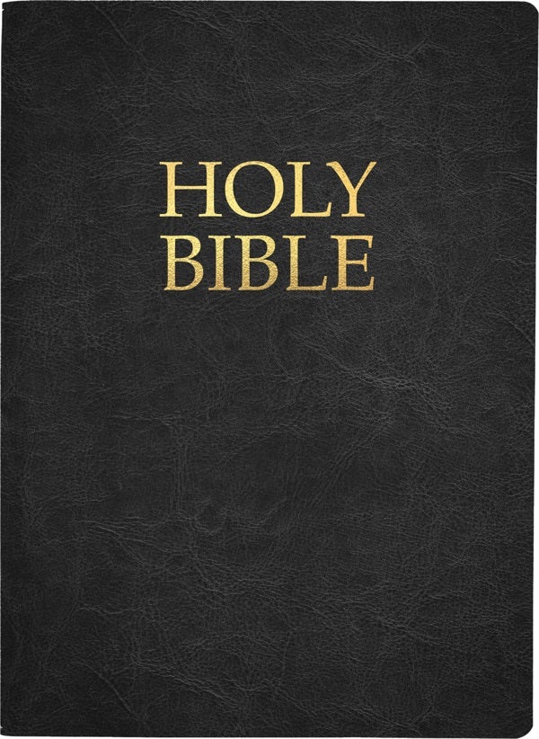 Cover image for Kjver Holy Bible, Large Print, Black Genuine Leather, Thumb Index, isbn: 9798887691596