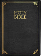 Cover image for Kjver Family Legacy Holy Bible, Large Print, Black Genuine Leather, Thumb Index, isbn: 9798887691602