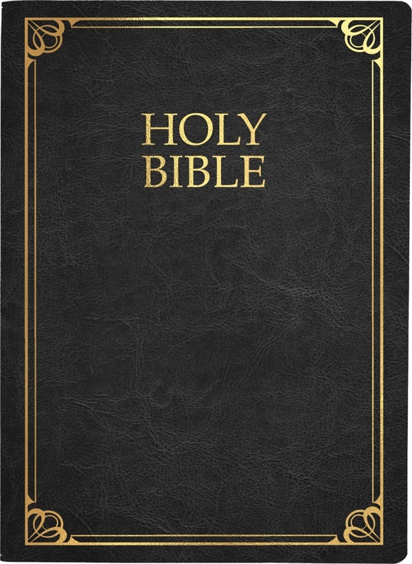 Cover image for Kjver Family Legacy Holy Bible, Large Print, Black Genuine Leather, Thumb Index, isbn: 9798887691602