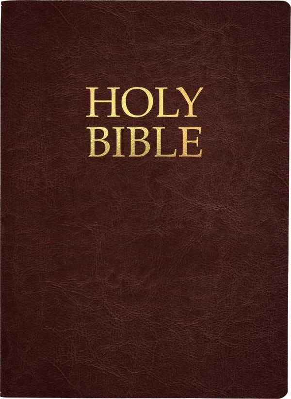 Cover image for Kjver Holy Bible, Large Print, Dark Mahogany Genuine Leather, Thumb Index, isbn: 9798887691619