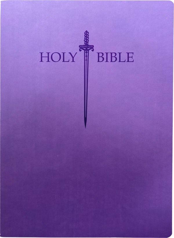 Cover image for Kjver Sword Holy Bible, Large Print, Royal Purple Ultrasoft, Thumb Index, isbn: 9798887691664