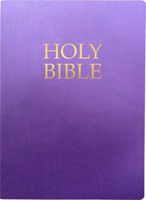 Cover image for Kjver Holy Bible, Large Print, Royal Purple Ultrasoft, isbn: 9798887691688