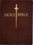 Cover image for KJV Sword Bible, Large Print, Dark Mahogany Genuine Leather, Thumb Index, isbn: 9798887691886