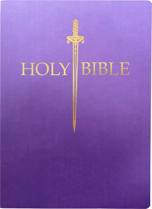 Cover image for KJV Sword Bible, Large Print, Royal Purple Ultrasoft, isbn: 9798887692050