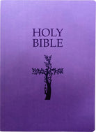 Cover image for KJV Holy Bible, Cross Design, Large Print, Royal Purple Ultrasoft, isbn: 9798887692111