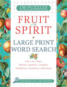 Cover image for Fruit of the Spirit Large Print Word Search, isbn: 9798887693361