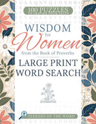 Cover image for Wisdom for Women from the Book of Proverbs Large Print Word Search, isbn: 9798887696256