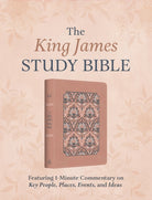 Cover image for The King James Study Bible: Featuring 1-Minute Commentary on Key People, Places, Events, and Ideas [Women's Cover], isbn: 9798891512047