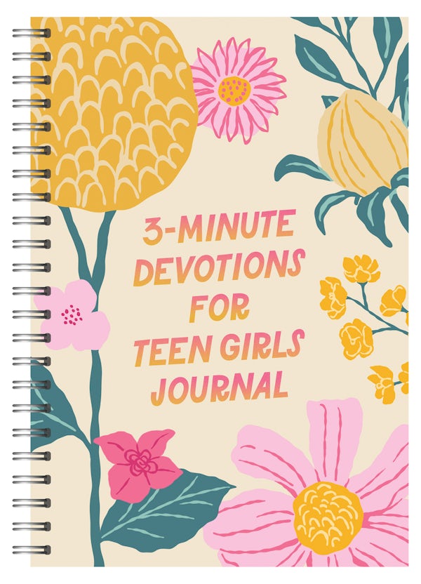 Cover image for 3-Minute Devotions for Teen Girls Journal, isbn: 9798891513235