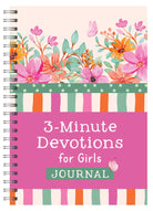 Cover image for 3-Minute Devotions for Girls Journal, isbn: 9798891514133