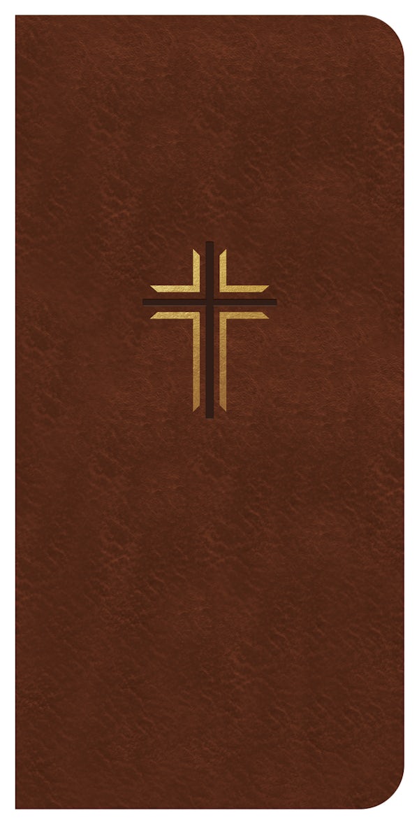 Cover image for The KJV Compact Bible [Mahogany Cross], isbn: 9798891514171