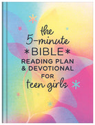 Cover image for The 5-Minute Bible Reading Plan and Devotional for Teen Girls, isbn: 9798891514249