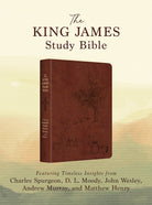 Cover image for The King James Study Bible: Featuring Timeless Insights from Charles Spurgeon, D. L. Moody, John Wesley, Andrew Murray, and Matthew Henry, isbn: 9798891514300